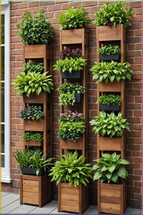 Pillows For A Grey Couch, Chrissy Marie, Grey Couch, Vertical Garden Wall, Wooden Planter, Walled Garden, Outdoor Gardens Design, Vegetable Garden Design, Small Backyard Landscaping