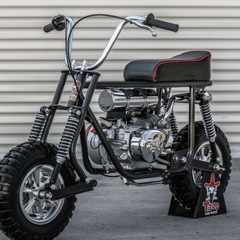 Electric Mini Bike, Coleman Mini Bike Custom, Mini Chopper Motorcycle, Custom Mini Bike, Motorcycle Towing, Mini Motorbike, Breaking Stereotypes, Diy Go Kart, Mini Chopper