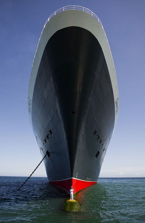 Click for the full version of the coolest maritime photo you'll see today | BreakingNews.ie Magazine Examples, Comforting Breakfast, Queen Mary Ii, Magic Door, Photo Voyage, Epic Pictures, Navi A Vela, Paris Illustration, Cunard Line