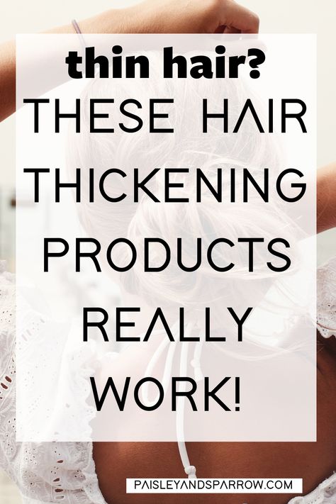 I have thin hair and have tried tons of products over the years. These 6 products have truly transformed my hair from thin to thick! Best Thinning Hair Products, Best Products For Fine Thinning Hair, Wiglets For Thinning Hair, Texturizing Hair Products, Hairstyles For Thinning Hair On Top, Styling Products For Fine Hair, Thinning Hair Women, Worst Haircuts, Hair Thickening Products