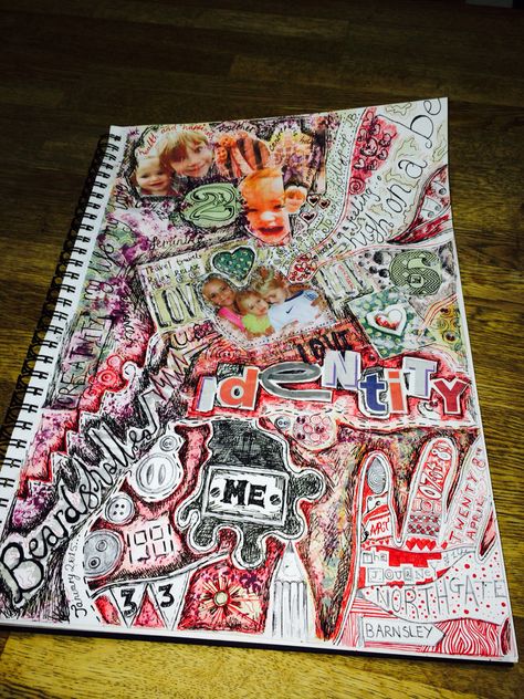 Identity mind map … Identity Artwork, Creative Mind Map, Mind Map Art, Kunstjournal Inspiration, Sketchbook Layout, Textiles Sketchbook, Art Final, Art Alevel, Gcse Art Sketchbook