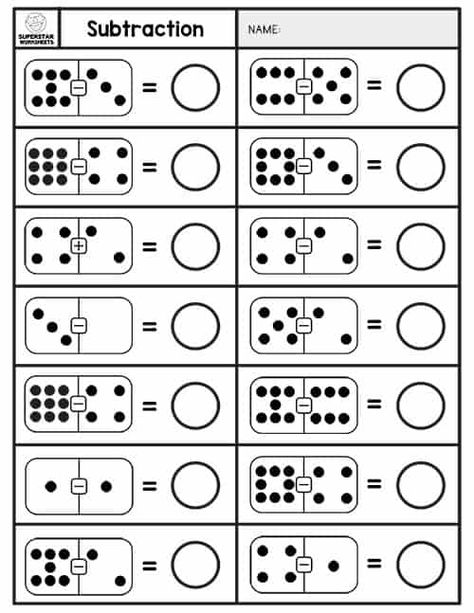 Subtraction Dominos Worksheets - Superstar Worksheets Simple Addition And Subtraction Worksheets, Addition 1-10 Worksheets, Addition To 10 Activities, Addition Within 10 Worksheets, Simple Addition Kindergarten, Free Addition Worksheets Kindergarten, Addition For Kindergarten Worksheets, Basic Addition Worksheets Kindergarten, Simple Addition Worksheets Free