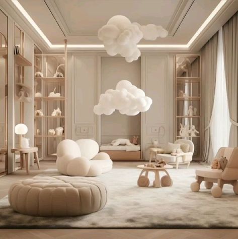 Twin Nursery Room, Luxury Baby Nursery, Luxury Baby Room, Modern Baby Room, Minimalist Kids Room, Cozy Baby Room, Luxury Nursery, Nursery Interior Design, Cloud Sofa