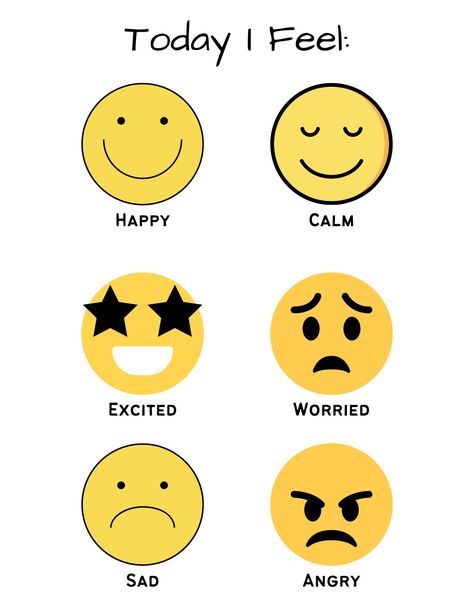 This feelings and emotions chart will help your child identify what they are feeling. Sometimes children need help to express what they are feeling. This chart gives them the ability to point out the emotion they are feeling and helps them to differentiate emotions with words. Be sure to check out the set of 6 downloadable calming corner prints here: https://www.etsy.com/listing/1201093034/set-of-6-calming-corner-printable?ref=listings_manager_grid H O W ◦ I T ◦ W O R K S 1. Purchase this listing. 2. Download your files from Etsy here: http://www.etsy.com/your/purchases 3. Print from home, online, or at a local printer. 4. Frame it or simply tack it to the wall & enjoy! P L E A S E ◦ N O T E ✳︎ All images and designs are copyrighted and are for non-commercial use only. You may not forward, Emoji Chart, Feelings Activities Preschool, Feeling Chart, Preschool Rules, Emotions Chart, Emotions Preschool, Emotions Posters, Feelings Activities, Emotion Faces