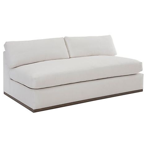 Armless couch