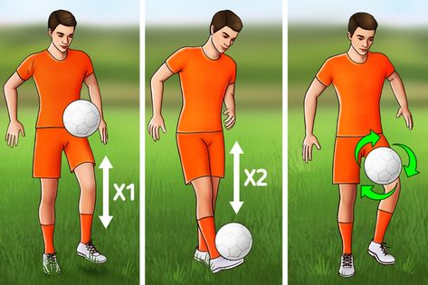 Juggle A Soccer Ball, Soccer Juggling, Motor Coordination, How To Juggle, Ball Aesthetic, Soccer Tips, Soccer Skills, Activity Ideas, Quick Guide