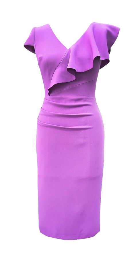 Formal Dress Patterns, Lilac Colour, Corporate Chic, Cute Dresses For Party, Hourglass Silhouette, Modest Dresses Casual, Marina Blue, Woman Suit Fashion, Stylish Party