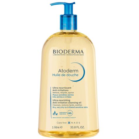 Bioderma Atoderm Shower Oil (33.8 oz.) Bioderma Atoderm, Bleach London, Extremely Dry Skin, American Crew, Shower Oil, Oil Cleanser, After Sun, Roche Posay, Gel Cleanser