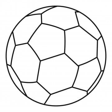 Soccer Ball Outline, Football Outline Drawing, Soccer Ball Drawing, Football Outline, Soccer Icon, Soccer Crafts, Football Vector, Soccer Backgrounds, Soccer Drawing