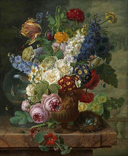 Pol, Christiaan van (Dutch, 1752-1813) -Nature morte au Vase de Fleurs - 1800 | Flickr - Photo Sharing!