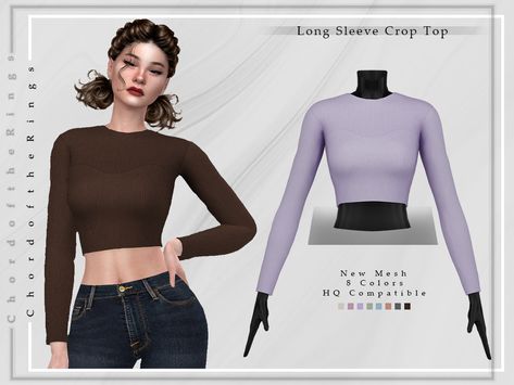 Sims 4 Long Sleeve Crop Top, Sims 4 Cc Long Sleeve Crop Top, Sims 4 Long Sleeve Top, Sims 4 Longsleeve, Sims 4 Cc Long Sleeve Top, Sims 4 Cc Longsleeve, Sims 4 Compression Shirt, Sims 4 Long Sleeve Shirt, Sims 4 Cc Long Sleeve Shirt