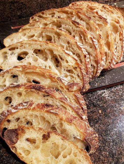 Slow Fermented Bread, Refrigerator Sourdough Bread, High Hydration Sourdough Bread Recipe, Lazy Sourdough Bread, Ben Starr Lazy Sourdough, Stretch And Fold Sourdough, Fluffy Sourdough Bread, Best Sourdough Bread Recipe, Sourdough Bread Recipes