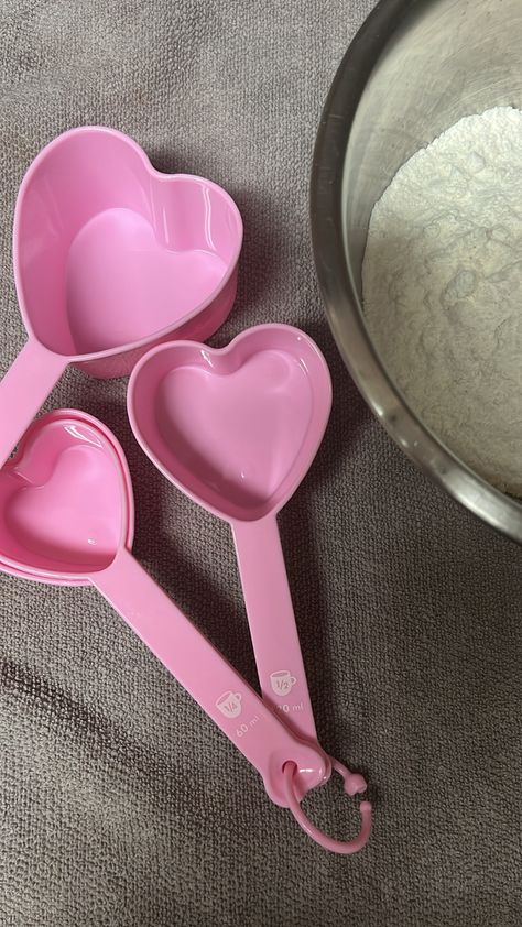 Pink Baking Set, Pink Baking Tools Aesthetic, Pink Baking Supplies, Baking Equipment Aesthetic, Baking Supplies Aesthetic, Pink Baking Tools, Cute Baking Supplies, Baking Materials, Future Moodboard