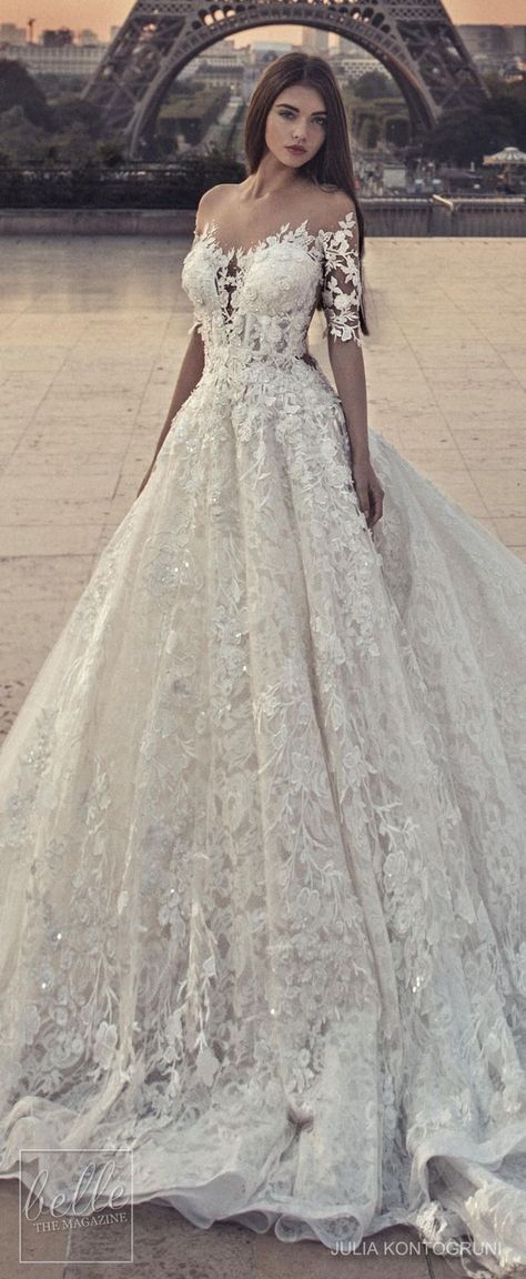 Heart Neckline Wedding Dress, Sweet Heart Neckline Wedding Dress, Neckline Wedding Dress, Sweet Heart Neckline, White Lace Wedding Dress, Sheer Wedding Dress, Wedding Dresses 2018, White Wedding Dress, Princess Wedding Dresses