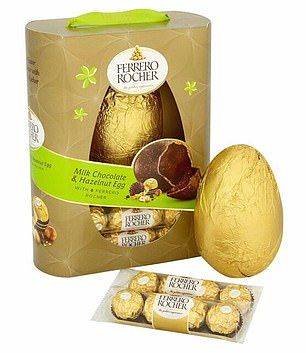 Chocolate Ferrero Rocher, Easter Egg Chocolate, Best Korean Food, Easter Egg Filling, Egg Chocolate, Christmas Truffles, Biscuits Packaging, Ferrero Rocher Chocolates, Candy Egg