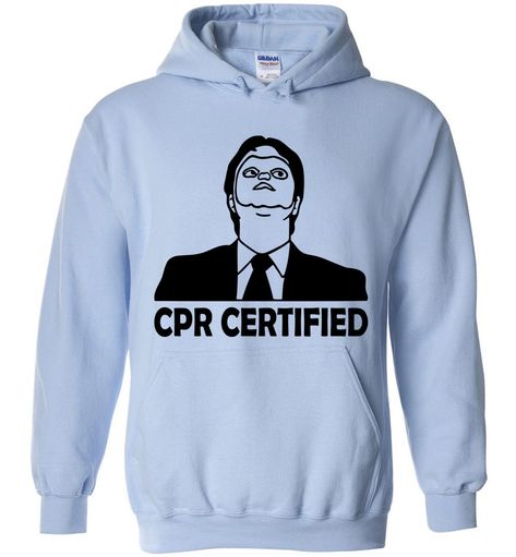 the office dwight schrute hoodie, dwight schrute cpr hoodie PRINTED IN THE USA Unisex fit that's Perfect for Men and Women. HIGH QUALITY PRINT Machine washable (We suggest you wash inside out for a longer lasting print). SOFT FABRICS 8 oz 50% Cotton, 50% Polyester Air Jet Spun Yarn. Preshrunk fleece knit, Double-lined hood with colour-matched drawcord, Quarter-turned to eliminate centre crease, Double-needle stitching at waistband and cuffs, Pouch pocket, 1 x 1 rib with spandex, Satin Label GUAR The Office Dwight Schrute, The Office Dwight, Dwight Schrute, Cpr, Air Jet, Hoodie Print, Pocket Pouch, Color Matching, The Office