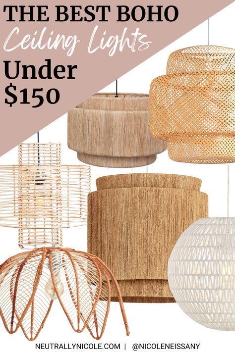 Boho Ceiling Light Fixtures, Rattan Pendant Light Bathroom, Boho Dining Room Lighting, Bamboo Chandelier Dining Room, Boho Foyer Lighting, Boho Light Fixture Dining Rooms, Rattan Light Fixture Nursery, Rattan Light Fixture Bedroom, Rattan Ceiling Light Bedroom