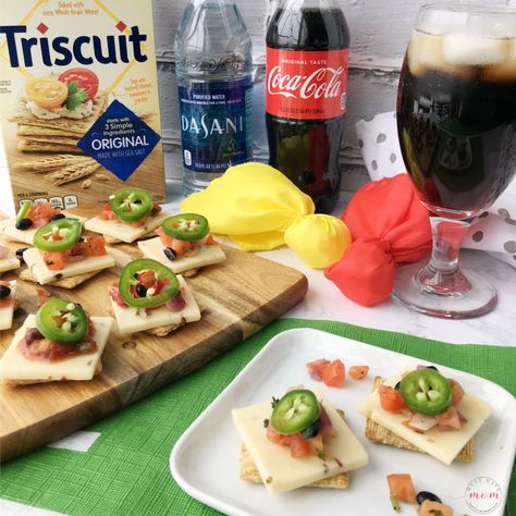 Triscuit Recipes Snacks, Triscuit Appetizers, Triscuit Recipes, Football Party Food, Recipes Snacks, Corn Salsa, Tailgate Food, Pepper Jack Cheese, Diet Foods