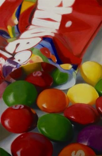 Sweets Art, Close Up Art, Candy Drawing, Bebidas Do Starbucks, Prismacolor Art, Gcse Art Sketchbook, Candy Art, Food Painting, Gcse Art