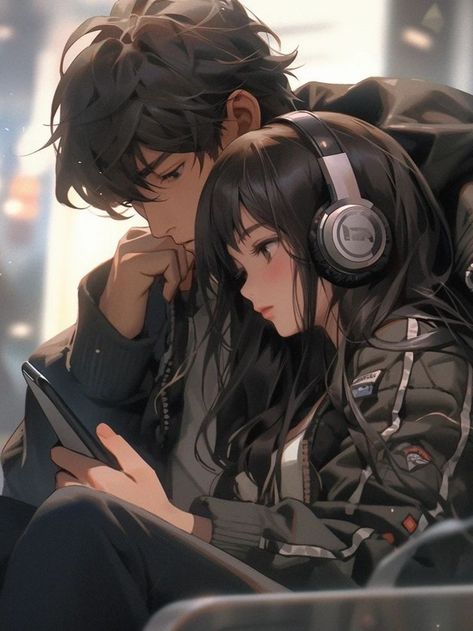 Headphones, Tablet, Anime