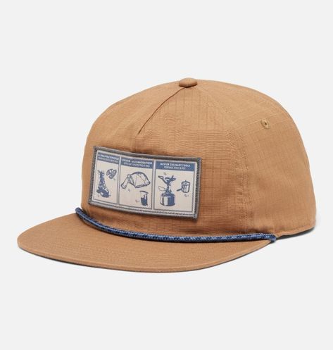 Unisex Beige This Vintage-Inspired 5-Panel Snapback Hat Was Built With Anglers And Adventurers In Mind. Flat Rimmed Hat, Music Hats, Hiking Hats, Music Hat, Five Panel Hat, Vintage Snapback, Flat Bill Hats, Ratchet Straps, Mens Hats