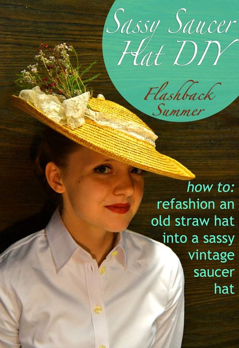 Hat Diy, Diy Hat, Straw Hat, Straw, Hats, Flowers