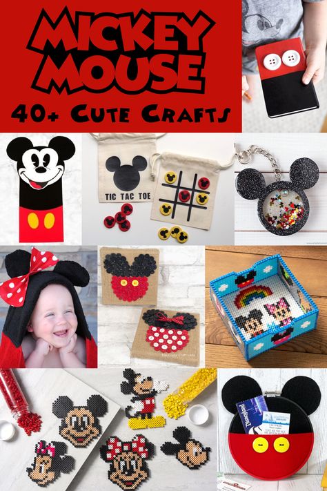 Mickey Mouse Crafts For Kids, Mouse Crafts For Kids, Disney Savings Jar, Disney Stocking Stuffers, Disney Crafts For Adults, Mickey Craft, Mickey Mouse Wreath, Mickey Mouse Crafts, Mickey Mouse Decorations