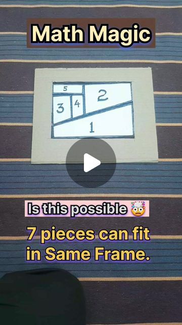 Teacher Innovation Ideas on Instagram: "Math Tricks | Puzzles | Math magic | Challenge | Mind Game | Impossible
#Math #maths #reels #trending #trendingreels #shorts #govt_schools #viralvideos #viral #inspiration #innovation" Maths Tricks Magic, Maths Exhibition Ideas High School, Maths Puzzles With Answers, Math Magic Tricks, Innovation Ideas, Math Lab, Creative Math, Math Magic, Draw Hands