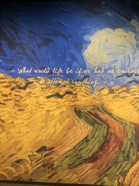 Vincent Van Gogh Quotes Art, Van Gogh Wallpaper Quotes, Van Gogh Captions, Van Gogh Quotes Aesthetic, Exhibition Quotes, Van Gogh Immersive Experience, Love Vincent, Van Gogh Aesthetic, Loving Vincent