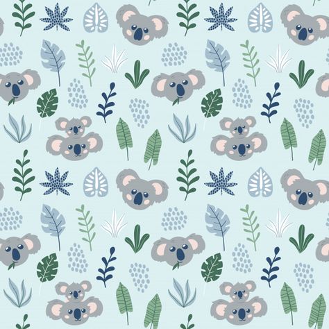 Koala Wallpaper, Koala Pattern, Vs Pink Wallpaper, Cute Koala Bear, Laptop Wallpapers, Velvet Wallpaper, Cute Koala, Baby Koala, Minimalist Business Cards