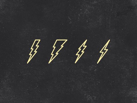 Lightning Bolts by Dustin M Myers Blitz Tattoo, Lightning Bolt Tattoo, Lightning Tattoo, Bolt Tattoo, Tatuagem Masculina Pequena, Lightning Bolt Design, Tato Henna, Dibujos Tattoo, Lightning Bolts