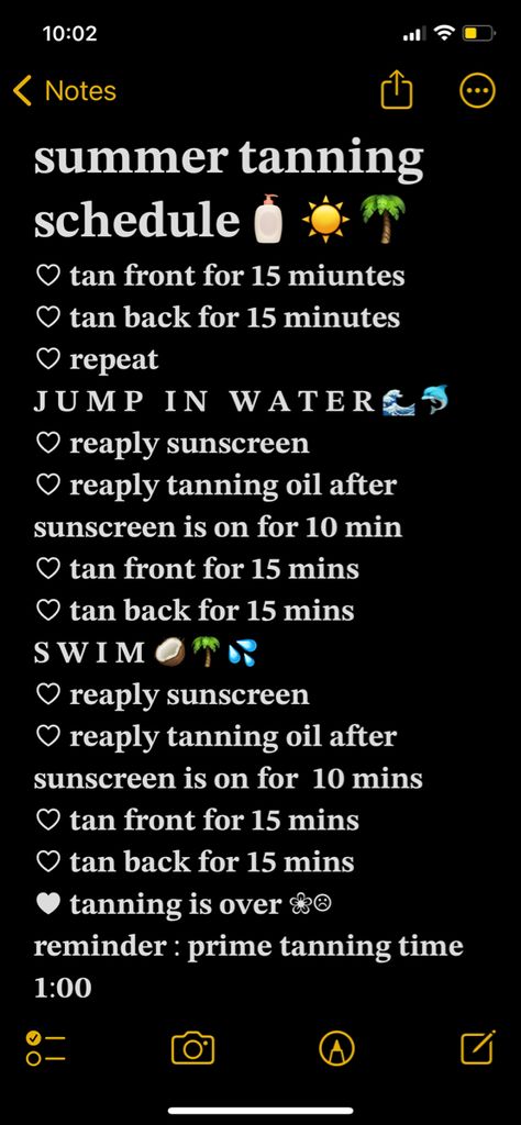 How To Get Tan In One Day, Summer Tanning Schedule, Vacation Glow Up, How To Get A Good Tan, Schedule For Summer, Tanning Schedule, Summer List Ideas, Spring Goals, Tanning Routine