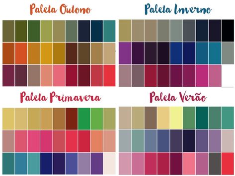 Colorimetria: descubra a sua paleta de cores - Brasil Travel News True Spring Palette, Different Types Of Colours, Dreamcatcher Wallpaper, Spring Palette, Deep Winter, Make Up Inspo, Color Harmony, Bullet Journal Doodles, Journal Doodles