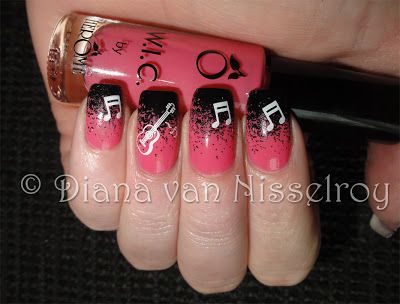 D.I.A.N.A.: Concert nails for Rod Stewart with my Daddy ;) Country Music Nails, Music Nails Design, Music Note Nails, Music Nails, Concert Nails, Crazy Nail Designs, Western Nails, Country Nails, Purple Nail Art