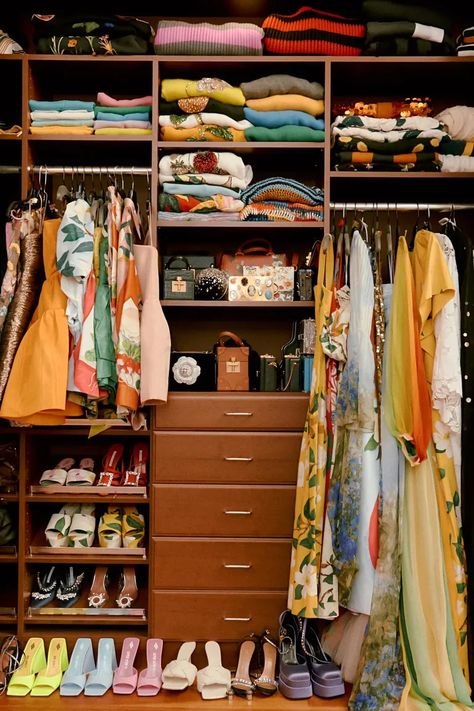 Meet Laura Kim: The Woman Behind Oscar de la Renta & Monse - Coveteur: Inside Closets, Fashion, Beauty, Health, and Travel Messy Closet, Dressing Room Closet, Casa Loft, Design Assistant, Wardrobe Room, Closet Room, Glam Room, غرفة ملابس, Closet Makeover