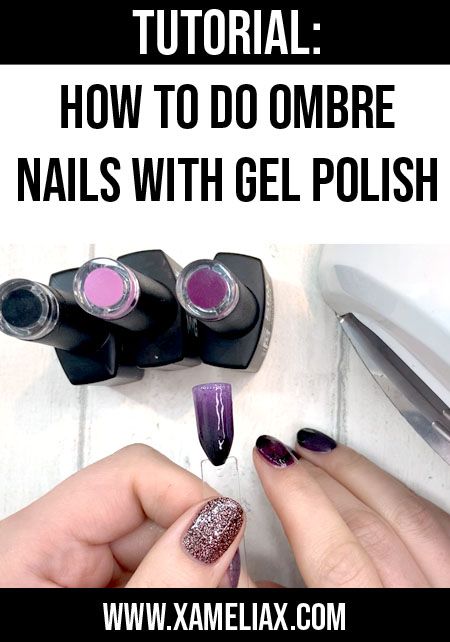 How to do ombre gel nails with this easy nail art tutorial! Gel Nail Gradient, Gel Nails Ombre Ideas, Diy Ombre Gel Nails Art Tutorials, Gel Nail How To Tutorials, How To Do Gradient Gel Nails, Gel X Nail Tips And Tricks, How To Create Ombre Gel Nails, Diy Ombre Nails With Gel Polish, Nail Gel Ombre