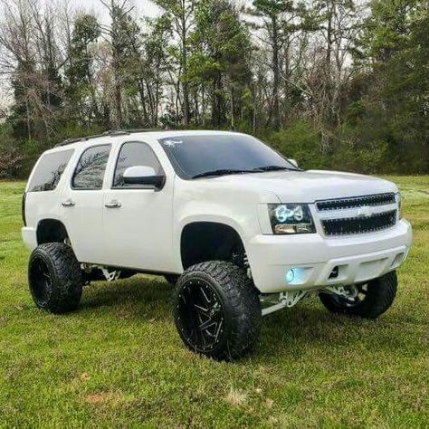 Chevy  tahoe Lifted Tahoe, Lifted Chevy Tahoe, Truck Lifted, Cowgirl Secrets, Tundra Truck, Future Vehicles, Trucks Lifted Diesel, Chevy Girl, Dream Vehicles