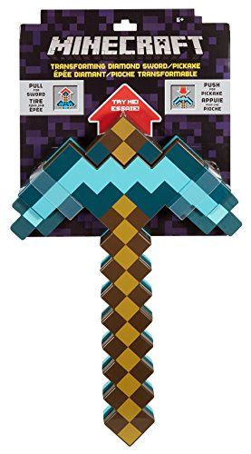 Minecraft Transforming Sword  Pickaxe Action Figure >>> To view further for this item, visit the image link. #Toys Teens Toys, Minecraft Toys, Minecraft Games, Action Toys, San Diego Comic Con, Kids Shows, Role Play, Gaming Gifts, Action Figure Accessories