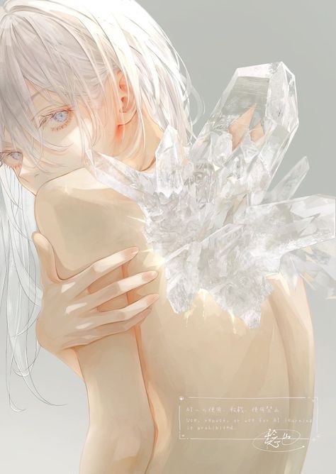 Trapped Angel, Minimalist Wallpaper Phone, Arte Inspo, Mystical Art, Drawing Images, Human Art, Ethereal Art, Best Anime Shows, White Hair