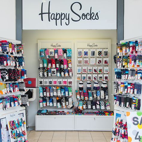 Happy Socks Socks Display Rack Manufacturing Sock Display, Sock Store, Accessoires Iphone, Art Socks, Stylish Socks, Comfortable Socks, Mobile Shop, Boutique Interior, Rack Design