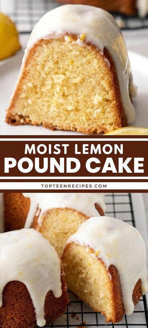 The Lemon Pound Cake is super moist, best, easy, and flavorful. It is soaked with sweet lemon syrup and topped with amazing lemon cream cheese frosting.