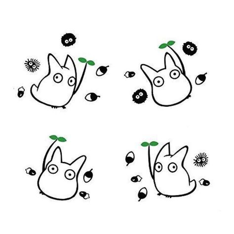 Small Totoro, Totoro Drawing, Tatuaje Studio Ghibli, Studio Ghibli Tattoo, Ghibli Tattoo, Japon Illustration, Studio Ghibli Art, Ghibli Art, Ghibli Movies