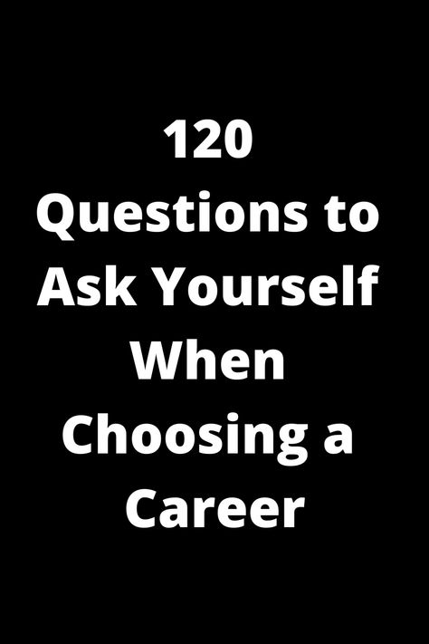 Explore these 120 thought-provoking questions to guide you in choosing a career path that truly aligns with your passions, values, and goals. Self-reflection is key in finding a fulfilling professional journey. Take the time to delve into these questions and gain clarity on what direction you want your career to take. Whether you're starting out in the workforce or contemplating a career change, these questions will help you make an informed decision that brings you closer to realizing your aspi Career Questions, My Strength And Weakness, Choosing A Career, Questions To Ask Yourself, Management Styles, Job Security, Career Choices, Career Planning, Self Assessment