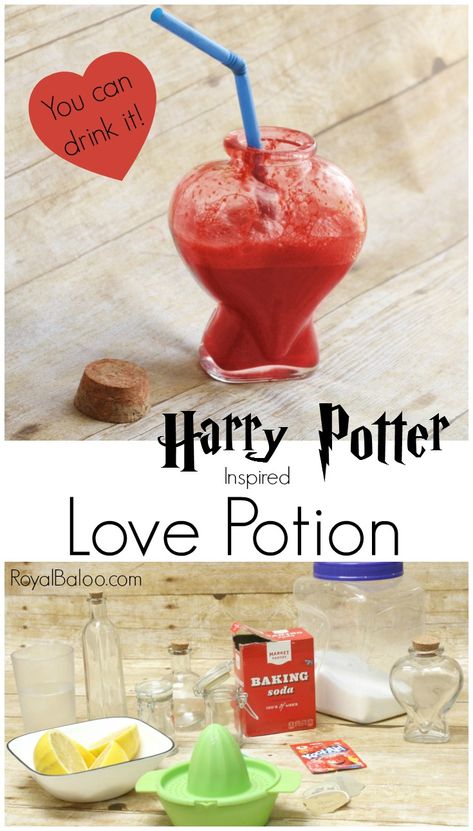 Harry Potter Inspired Amortentia (Love Potion) - Royal Baloo Harry Potter Diy Gifts, Diy Gifts Easy, Harry Potter Love Potion, Harry Potter Treats, Harry Potter Drinks, Harry Potter Snacks, Harry Potter Parties Food, Harry Potter Gifts Diy, Acids And Bases