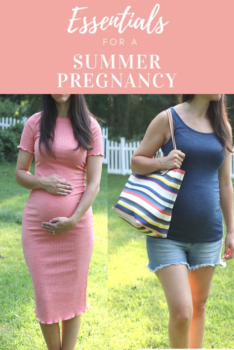 essentials-for-a-summer-pregnany First Trimester Summer Outfits, Sundress For Pregnant Women, Pregnant Girl Summer, Cruising While Pregnant, Summer Maternity Dresses, Bump Friendly, Breastfeeding Shirt, Third Pregnancy, Maternity Clothes Summer, Pregnancy Essentials