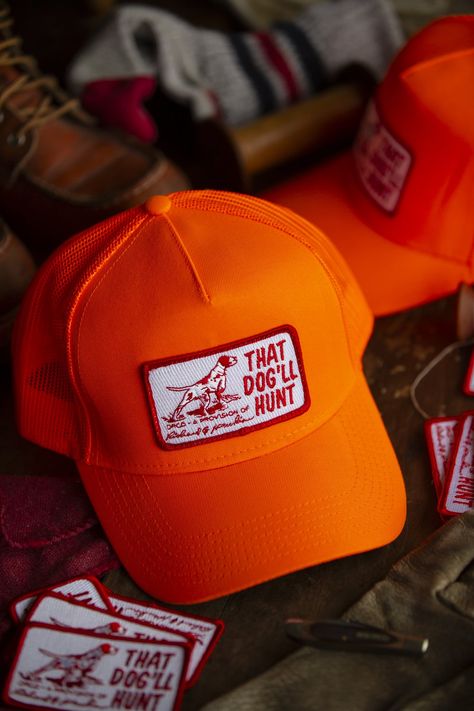 Hunting Product Photography, Men’s Hat, Snapback Aesthetic, Dope Hats, Mens Trucker Hat, Orange Hats, Mens Hats, Mens Hat, Personalized Hats