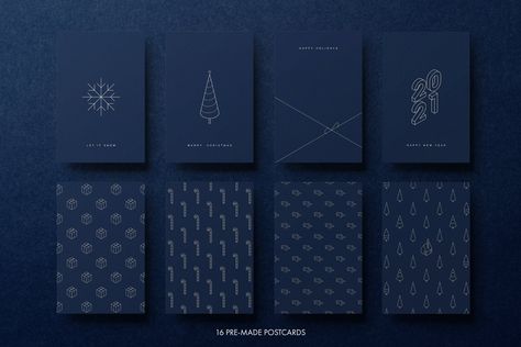 MINIMAL CHRISTMAS GRAPHIC SET contains 60 isolated vector elements and 16 pre-made greeting card compositions and 12 seamless patterns. @creativemarket Christmas Graphic Design, Minimal Christmas, Vector Elements, New Year Designs, Christmas Graphic, Christmas Inspo, Christmas Post, Christmas Packaging, Christmas Poster