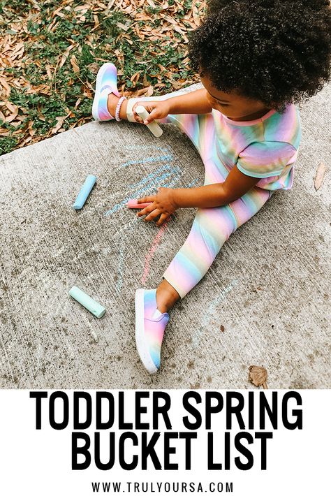 Toddler Spring Bucket List - Truly Yours, A. Toddler Spring Bucket List, Girl Empowerment Activities, Bujo Bucket List, Bucket List Bujo, Diy Bucket List, Empowerment Activities, Outdoor Tea Parties, Autumn Bucket List, Spring Bucket List