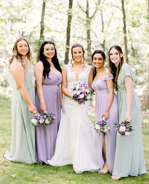 Sage And Purple Bridesmaid Dresses, Green And Lavender Bridesmaid Dresses, Lavender And Sage Green Bridesmaid Dresses, Green And Purple Wedding Theme Bridesmaid Dresses, Sage Green And Purple Bridesmaid Dresses, Purple Summer Bridesmaid Dresses, Sage And Lilac Bridesmaid Dresses, Light Purple And Green Wedding Theme, Purple And Green Spring Wedding