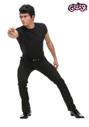 Grease Danny Costume for Men#Danny, #Grease, #Men Greaser Outfit, Grease Outfits, Grease Costume, Decades Costumes, 50s Costume, Grease Costumes, Danny Zuko, John Travolta, Spandex Shorts